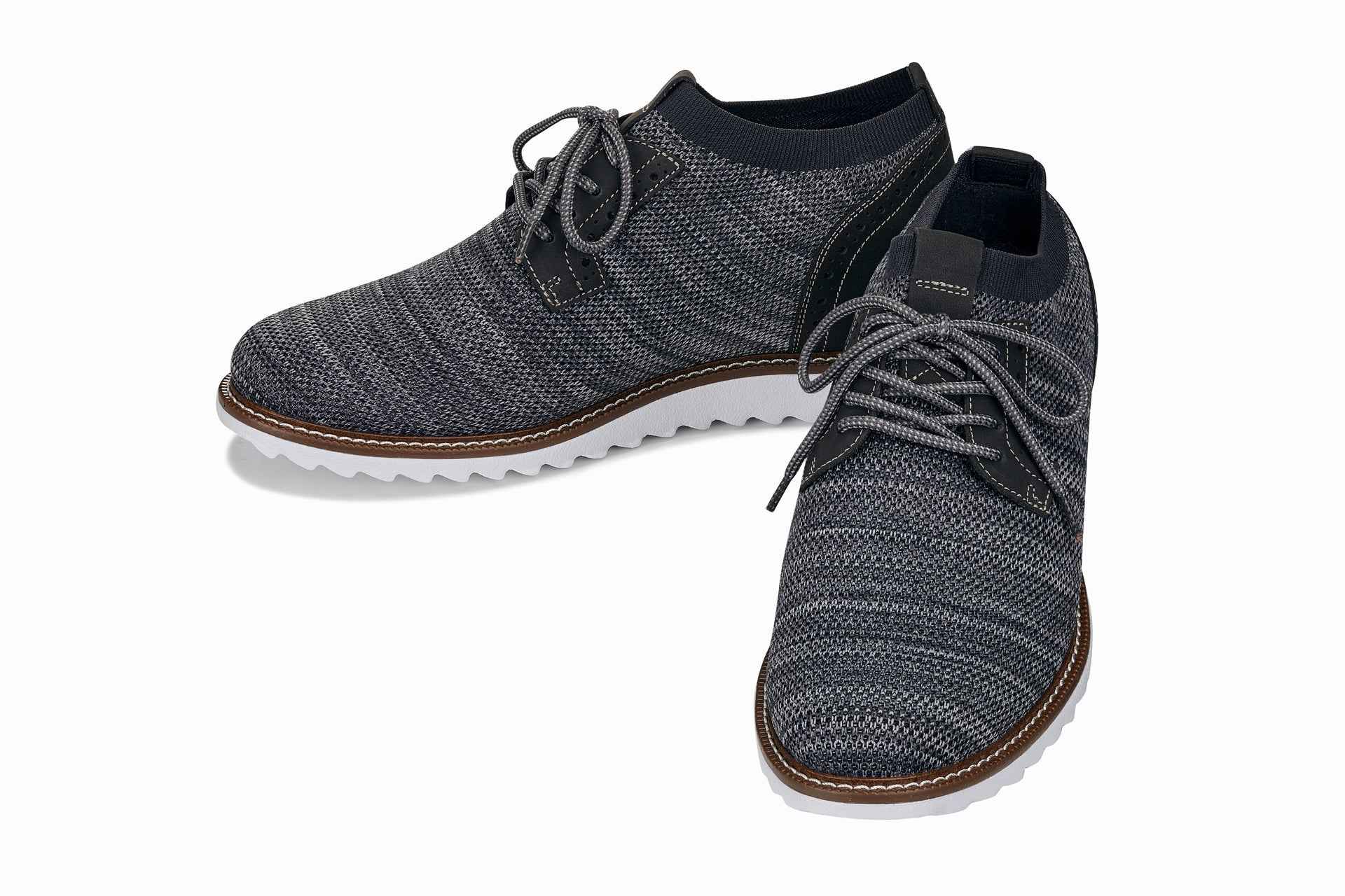 CALTO - J1503 - 3.2 Inches Taller (Grey) Tallmenshoes.com