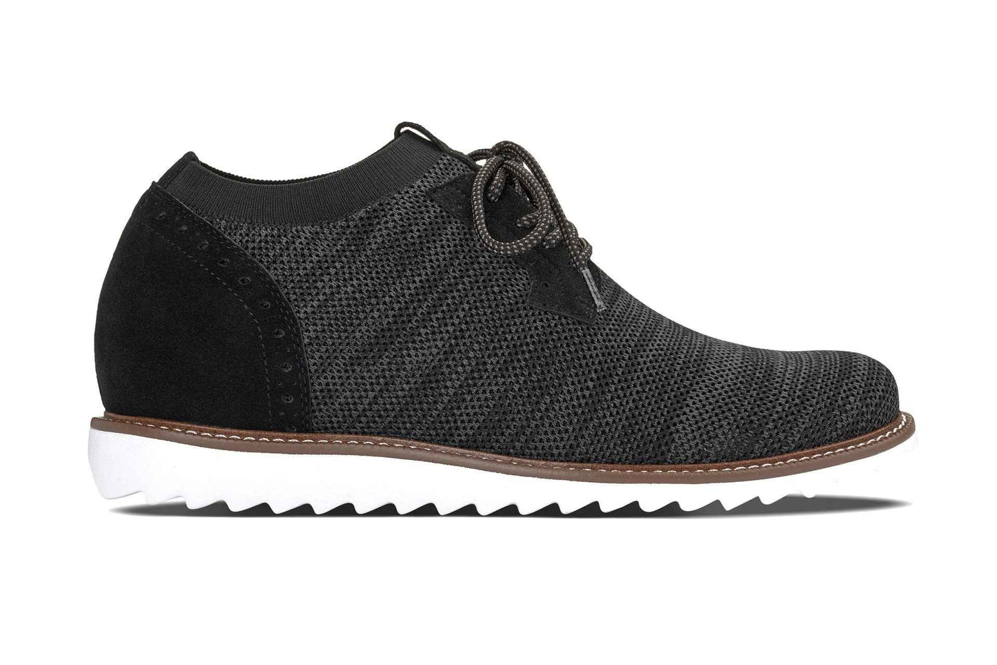 CALTO - J1504 - 3.2 Inches Taller (Charcoal Grey) Tallmenshoes.com