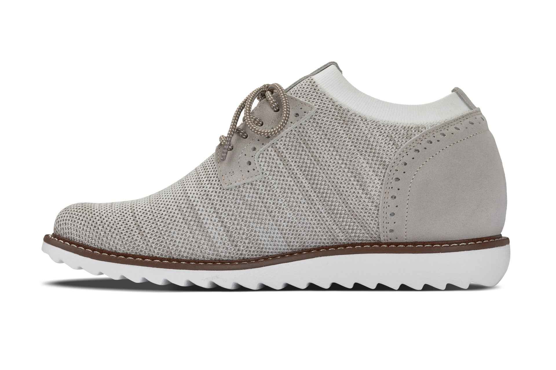 CALTO - J1505 - 3.2 Inches Taller (Cream) Tallmenshoes.com