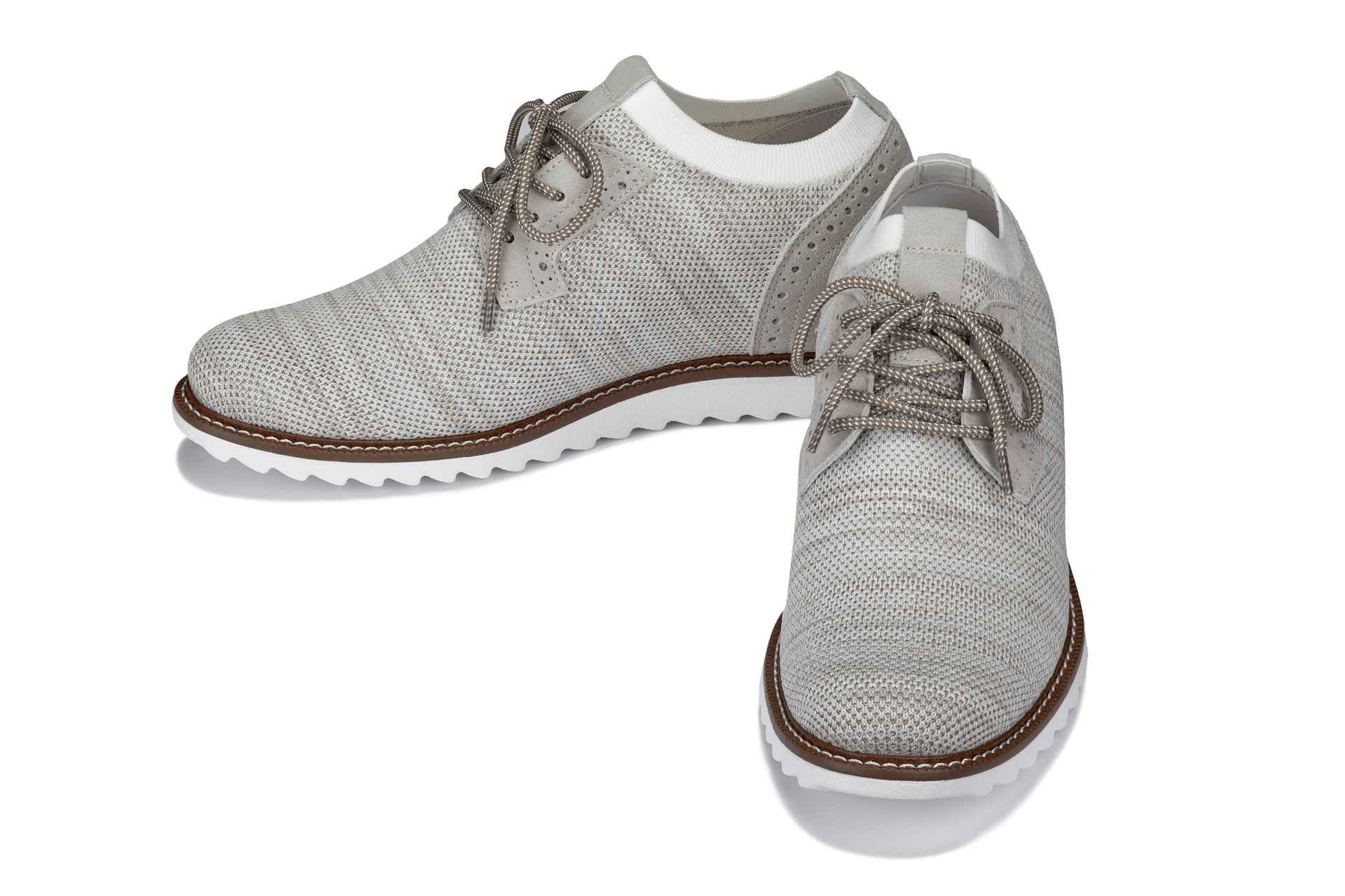 CALTO - J1505 - 3.2 Inches Taller (Cream) Tallmenshoes.com
