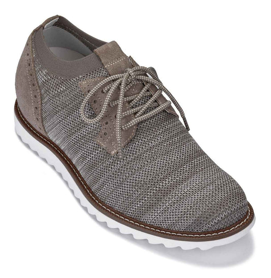 CALTO - J1506 - 3.2 Inches Taller (Camel Brown) Tallmenshoes.com