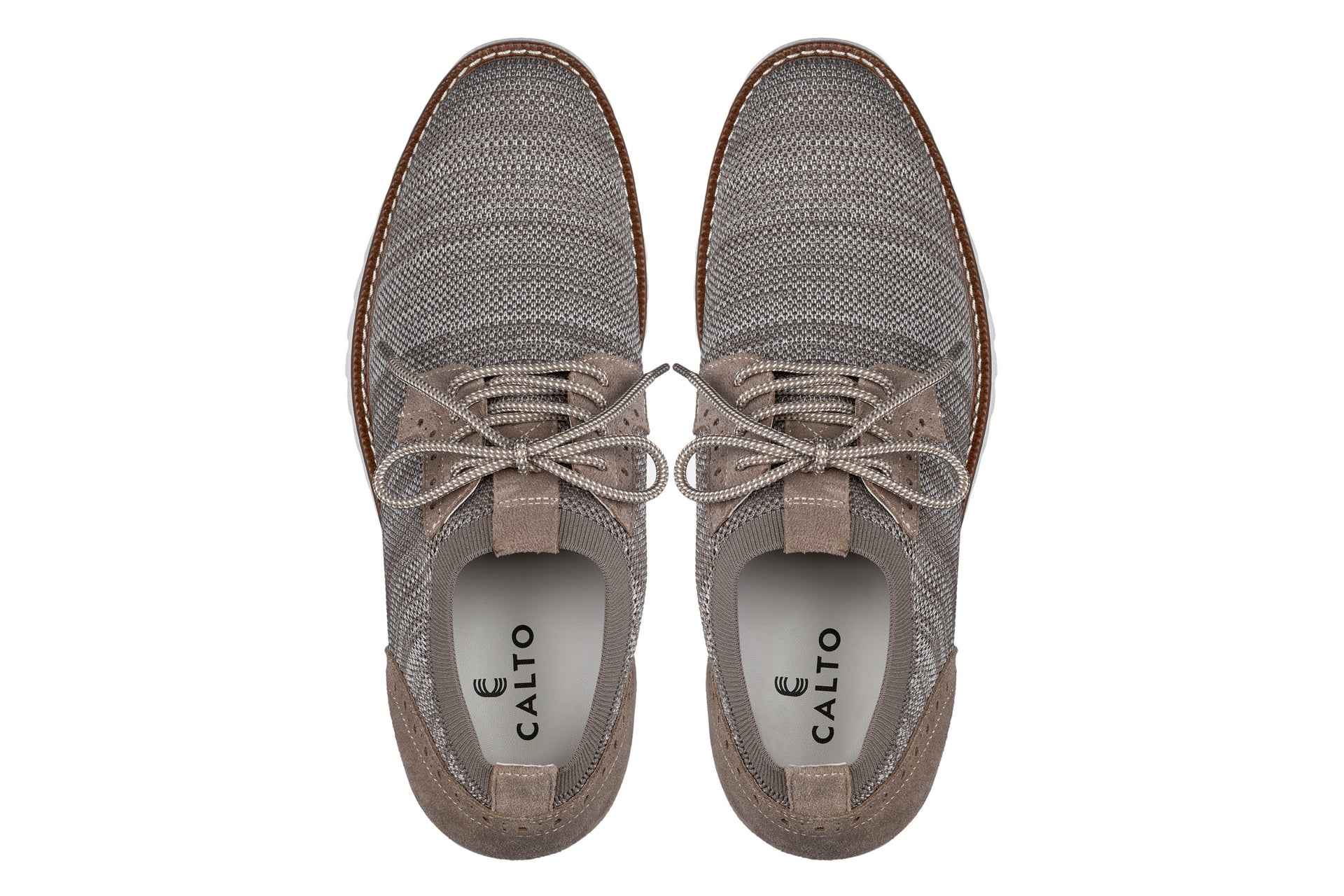 CALTO - J1506 - 3.2 Inches Taller (Camel Brown) Tallmenshoes.com