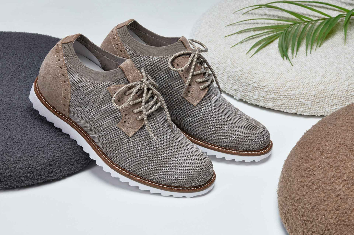 CALTO - J1506 - 3.2 Inches Taller (Camel Brown) Tallmenshoes.com