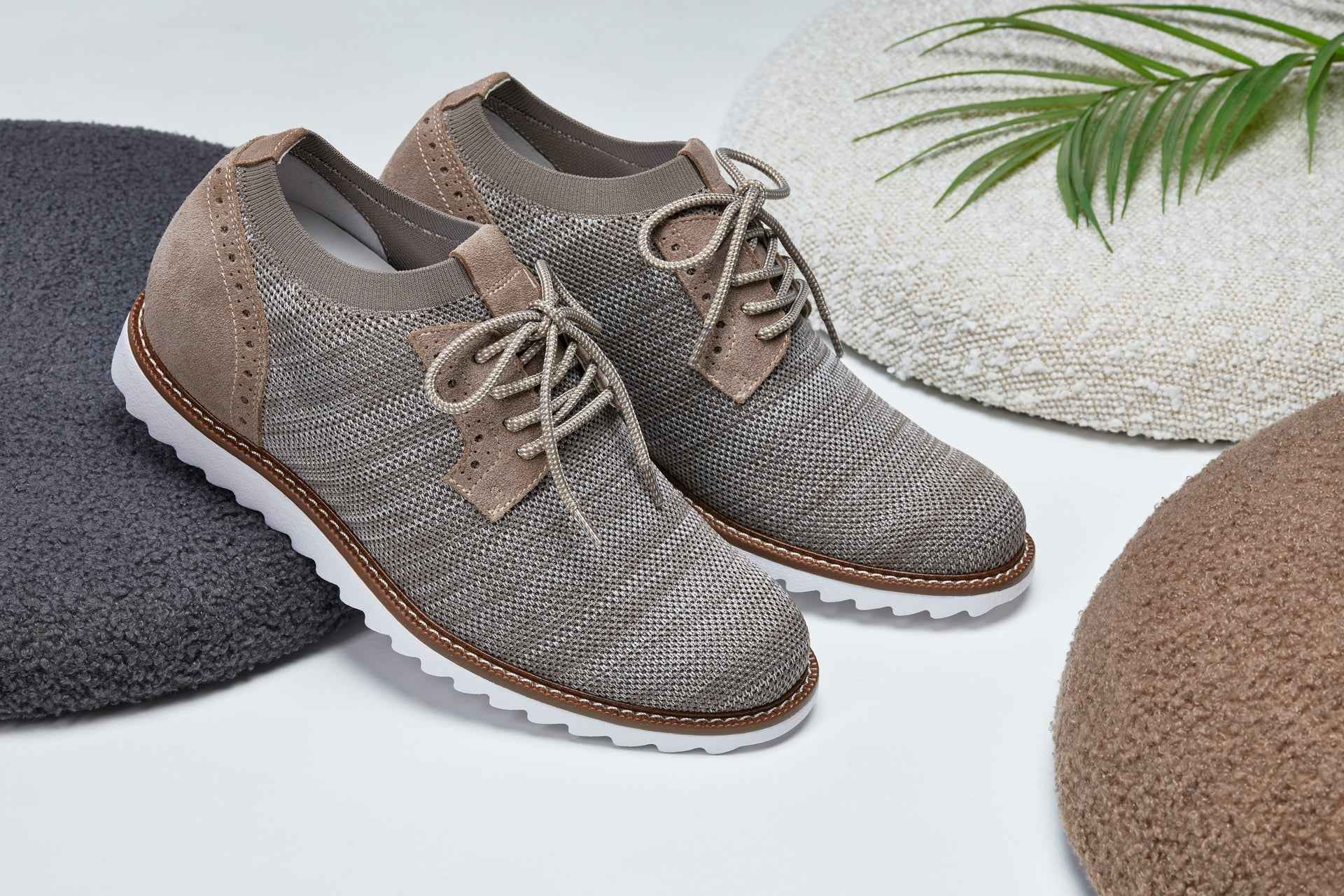 CALTO - J1506 - 3.2 Inches Taller (Camel Brown) Tallmenshoes.com