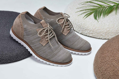 CALTO - J1506 - 3.2 Inches Taller (Camel Brown) Tallmenshoes.com