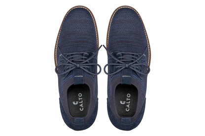 CALTO - J1507 - 3.2 Inches Taller (Navy) Tallmenshoes.com