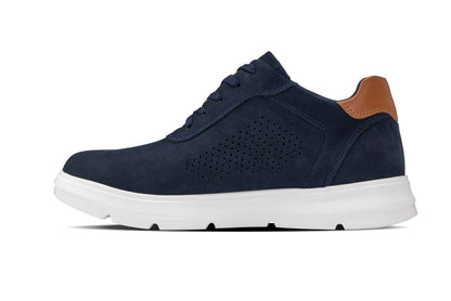 CALTO - J1582  - 2.6 Inches Taller (Navy) - Lightweight Casual Walkers Tallmenshoes.com