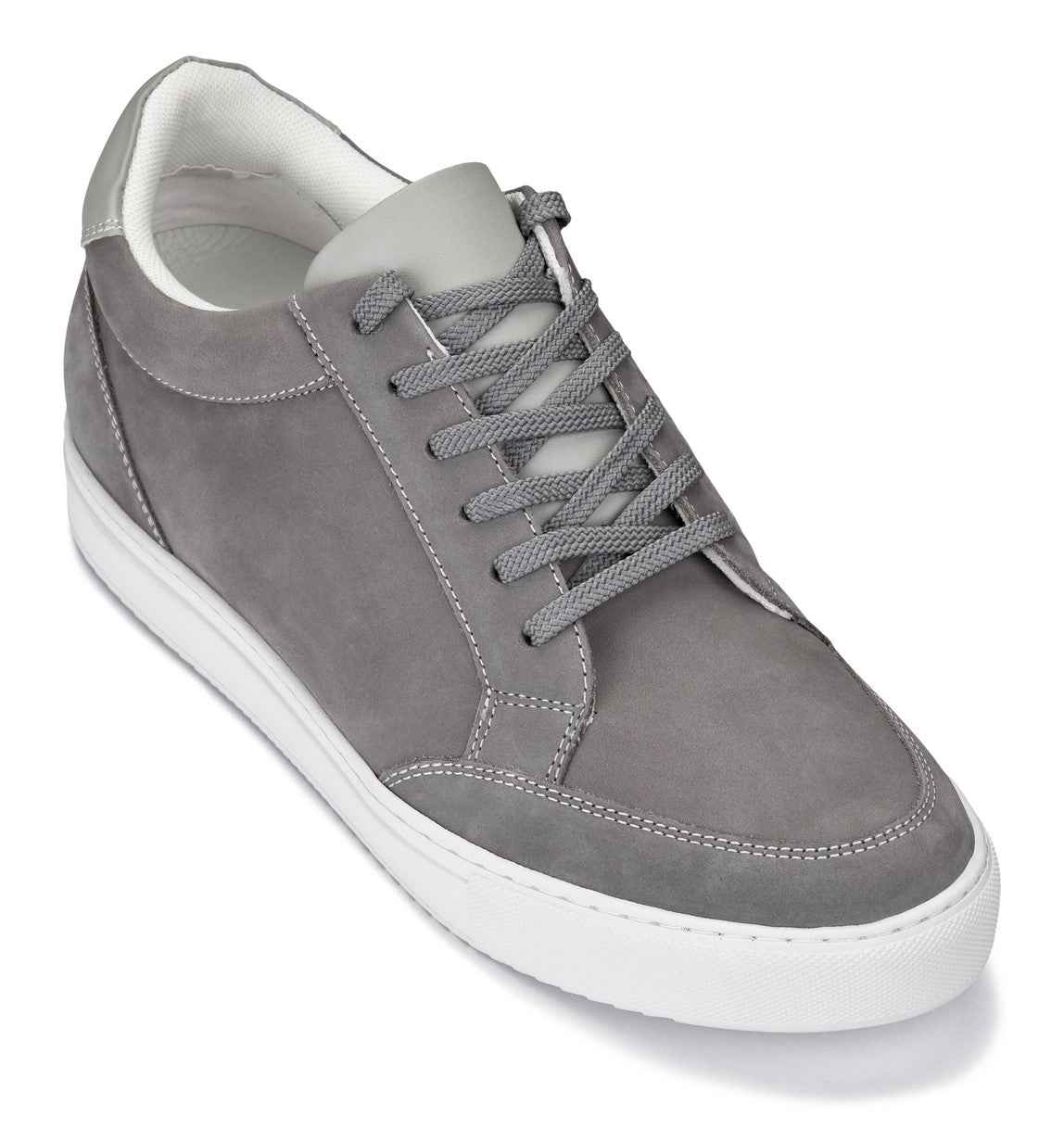 CALTO - J1855 - 2.6 Inches Taller (Grey) Tallmenshoes.com