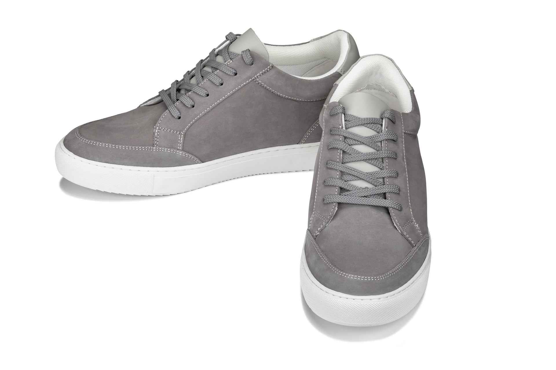 CALTO - J1855 - 2.6 Inches Taller (Grey) Tallmenshoes.com