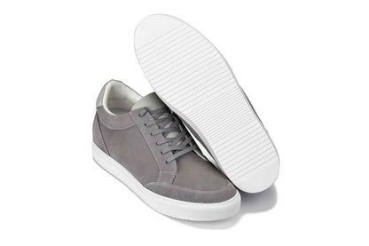 CALTO - J1855 - 2.6 Inches Taller (Grey) Tallmenshoes.com