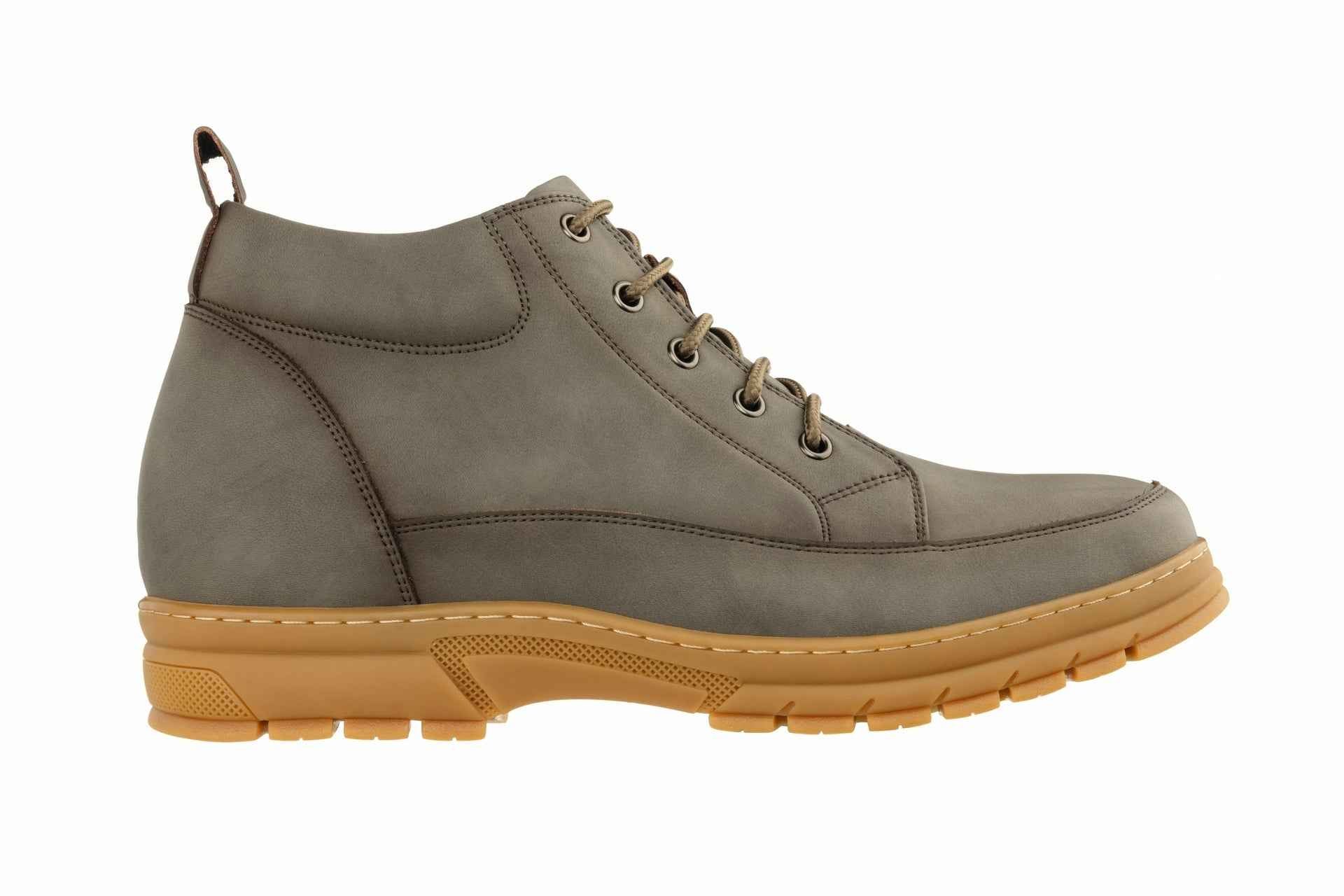 TOTO - K11551 - 2.8 Inches Taller (Grey) - Casual Hiker Boots Tallmenshoes.com