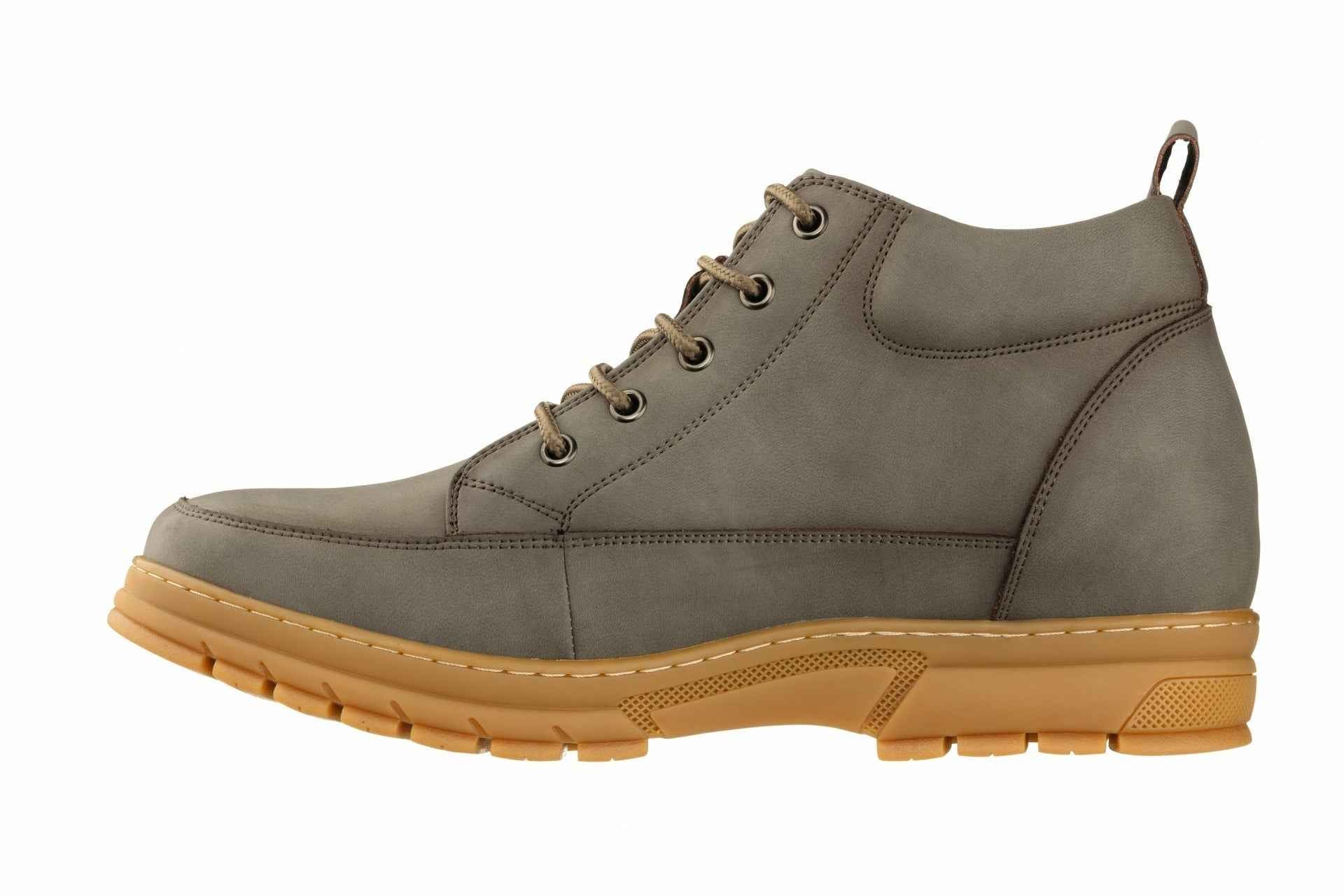 TOTO - K11551 - 2.8 Inches Taller (Grey) - Casual Hiker Boots Tallmenshoes.com
