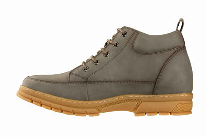 TOTO - K11551 - 2.8 Inches Taller (Grey) - Casual Hiker Boots Tallmenshoes.com