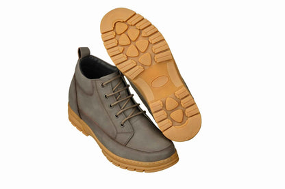 TOTO - K11551 - 2.8 Inches Taller (Grey) - Casual Hiker Boots Tallmenshoes.com