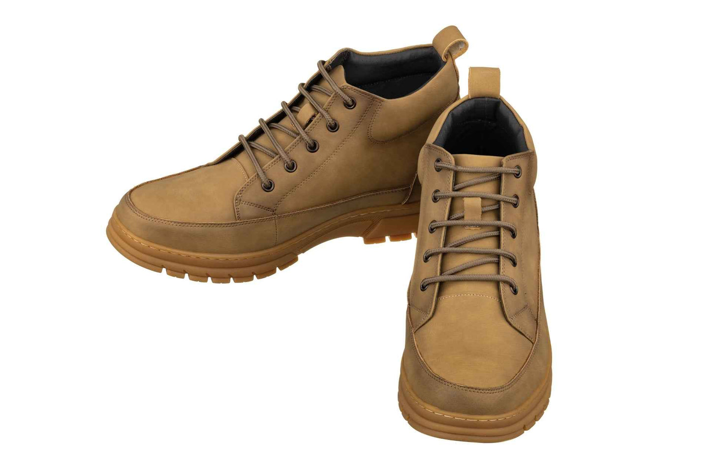 TOTO - K11552 - 2.8 Inches Taller (Khaki) - Casual Hiker Boots Tallmenshoes.com