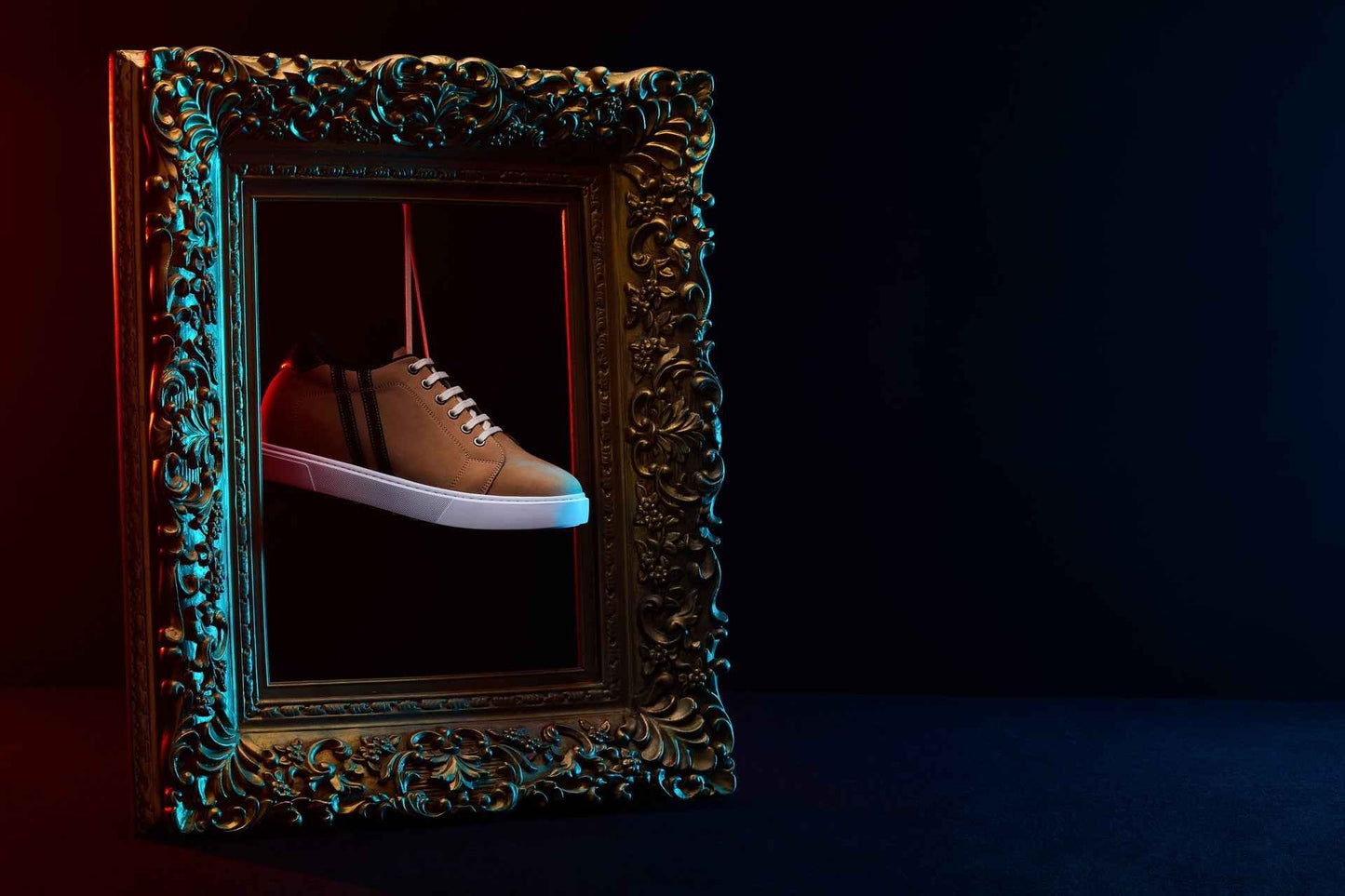 CALTO - K1551 - 2.8 Inches Taller (Nubuck Tan) - Lace Up Casual Sneakers Tallmenshoes.com
