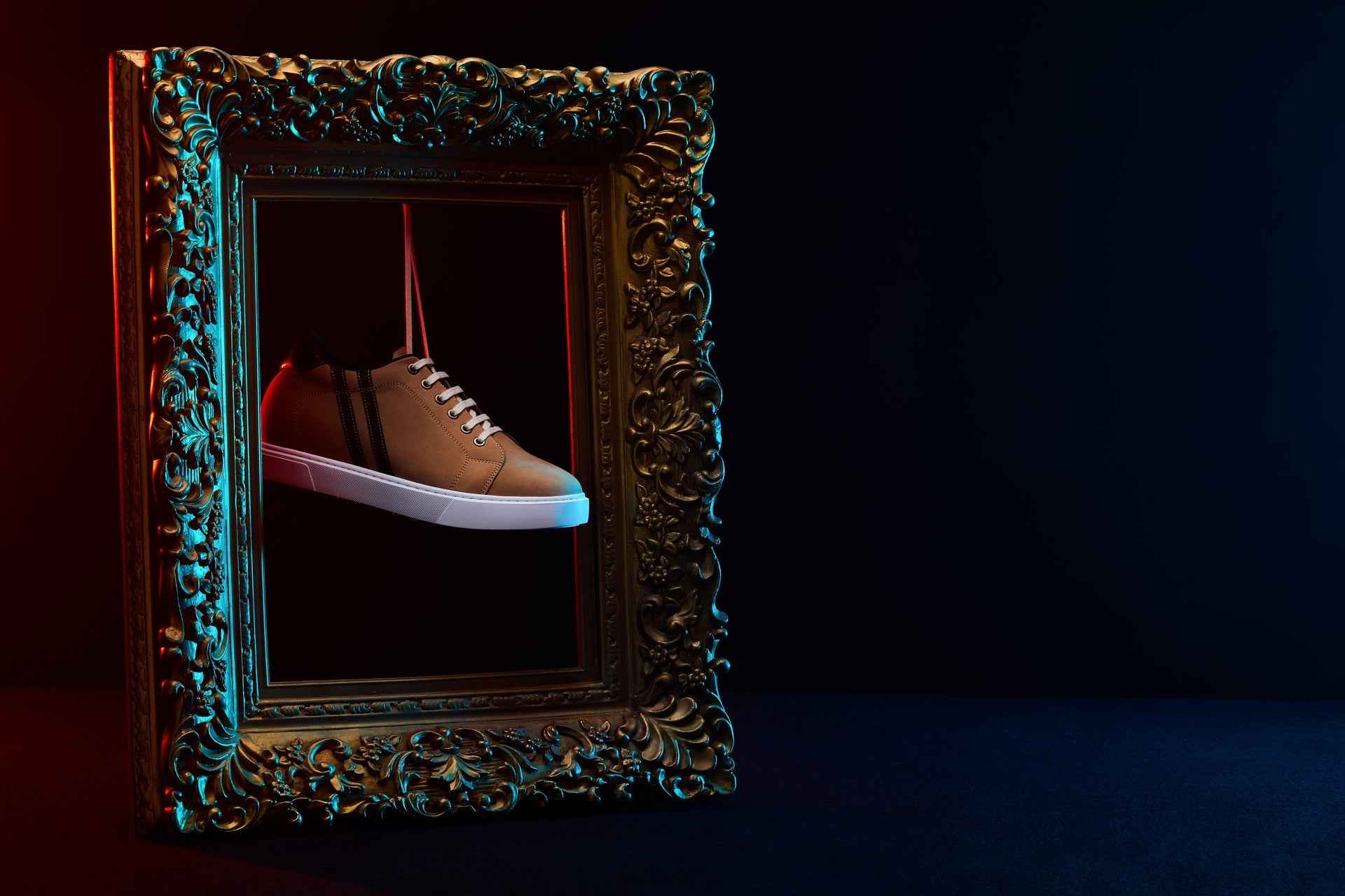 CALTO - K1551 - 2.8 Inches Taller (Nubuck Tan) - Lace Up Casual Sneakers Tallmenshoes.com