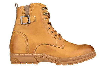 TOTO - K16207 - 2.8 Inches Taller (Tan Brown) - High Top Boots Tallmenshoes.com