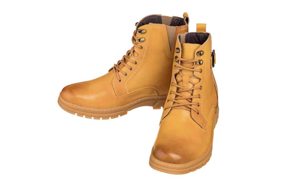 TOTO - K16207 - 2.8 Inches Taller (Tan Brown) - High Top Boots Tallmenshoes.com