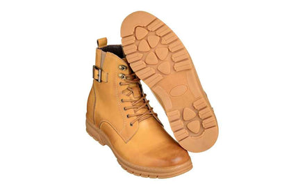 TOTO - K16207 - 2.8 Inches Taller (Tan Brown) - High Top Boots Tallmenshoes.com