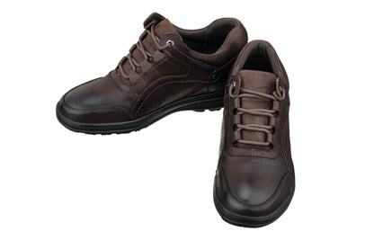 CALTO - K3045 - 2.8 Inches Taller (Dark Brown) - Lace Up Casual Walker - Lightweight Tallmenshoes.com