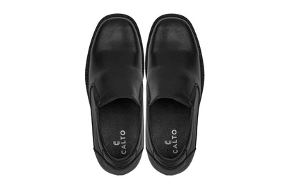 CALTO - K31714 - 3.6 Inches Taller (Black) - Lightweight Tallmenshoes.com