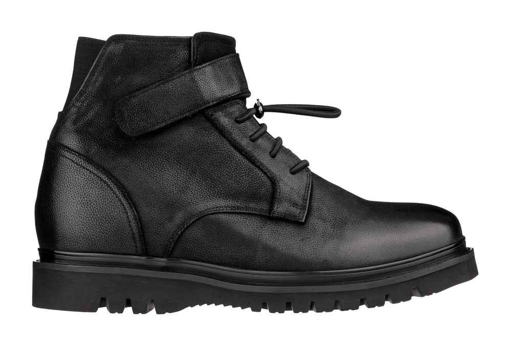 CALTO - K83114 - 3.2 Inches Taller (Black) - Casual Boots Tallmenshoes.com