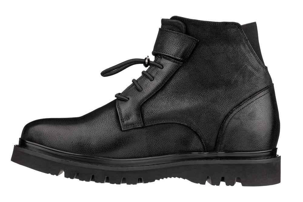 CALTO - K83114 - 3.2 Inches Taller (Black) - Casual Boots Tallmenshoes.com