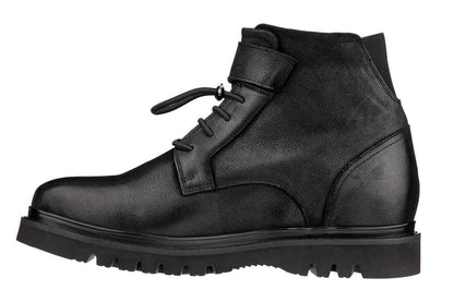 CALTO - K83114 - 3.2 Inches Taller (Black) - Casual Boots Tallmenshoes.com