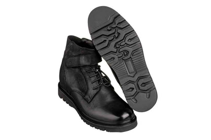 CALTO - K83114 - 3.2 Inches Taller (Black) - Casual Boots Tallmenshoes.com