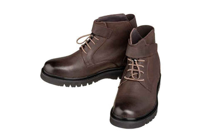 CALTO - K83115 - 3.2 Inches Taller (Dark Brown) - Casual Boots Tallmenshoes.com