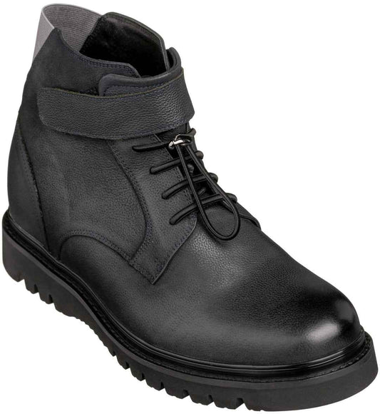 CALTO - K83116 - 3.2 Inches Taller (Dark Blue) - Casual Boots Tallmenshoes.com