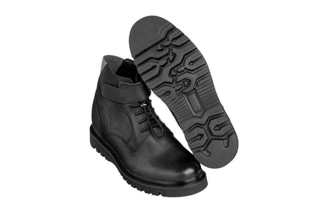 CALTO - K83116 - 3.2 Inches Taller (Dark Blue) - Casual Boots Tallmenshoes.com