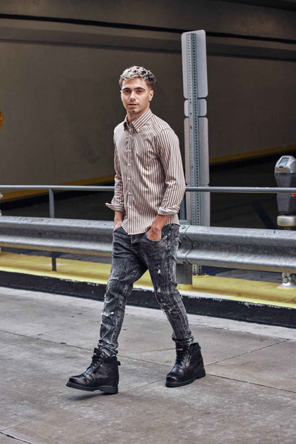 CALDEN Black 5.2" Taller Men's Elevator Boots K881805 Tallmenshoes.com