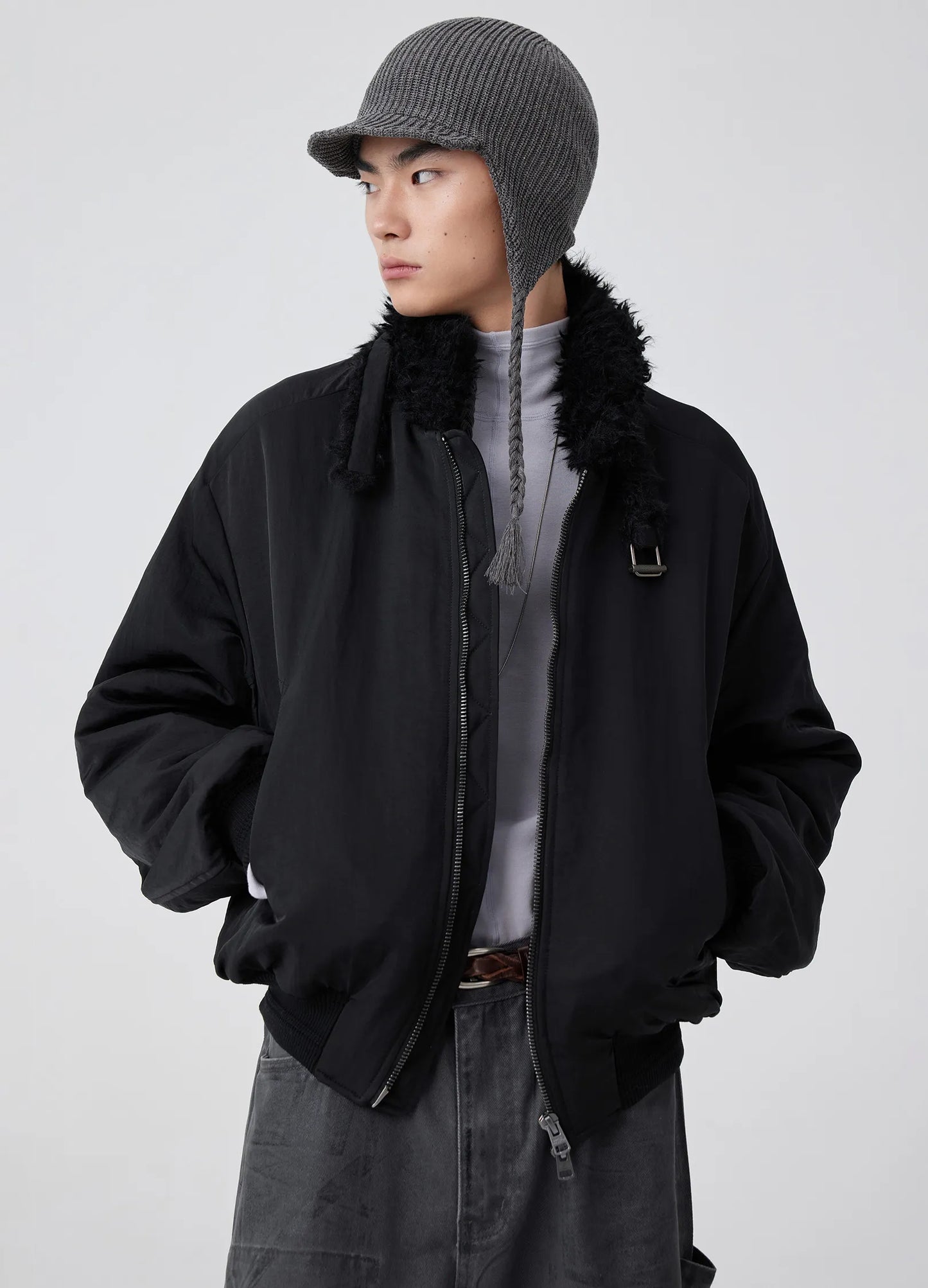 Knit Trapper Hat - Wolvess