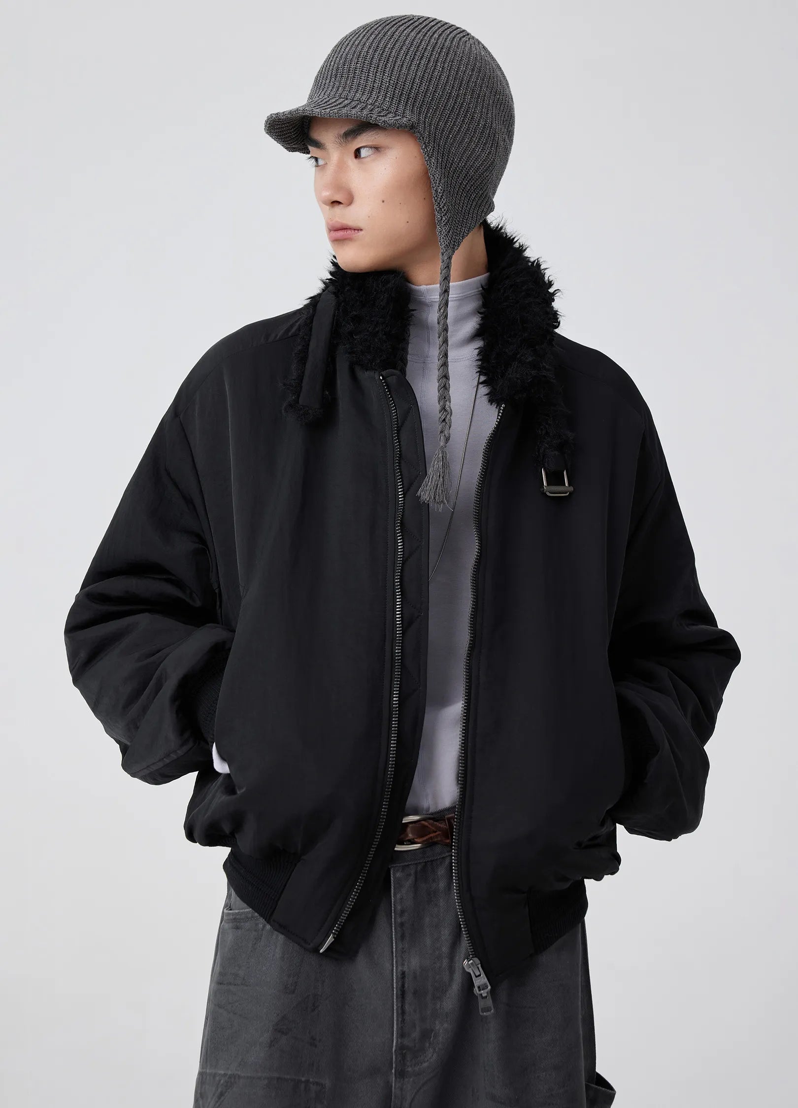 Knit Trapper Hat - Wolvess