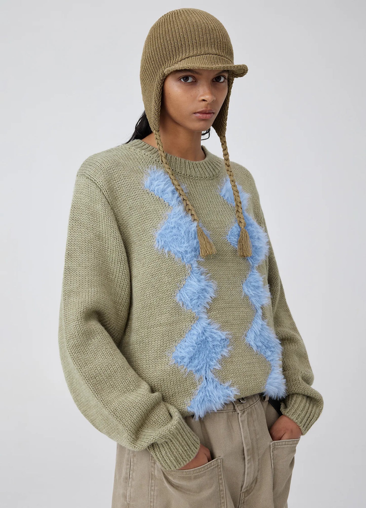 Knit Trapper Hat - Wolvess