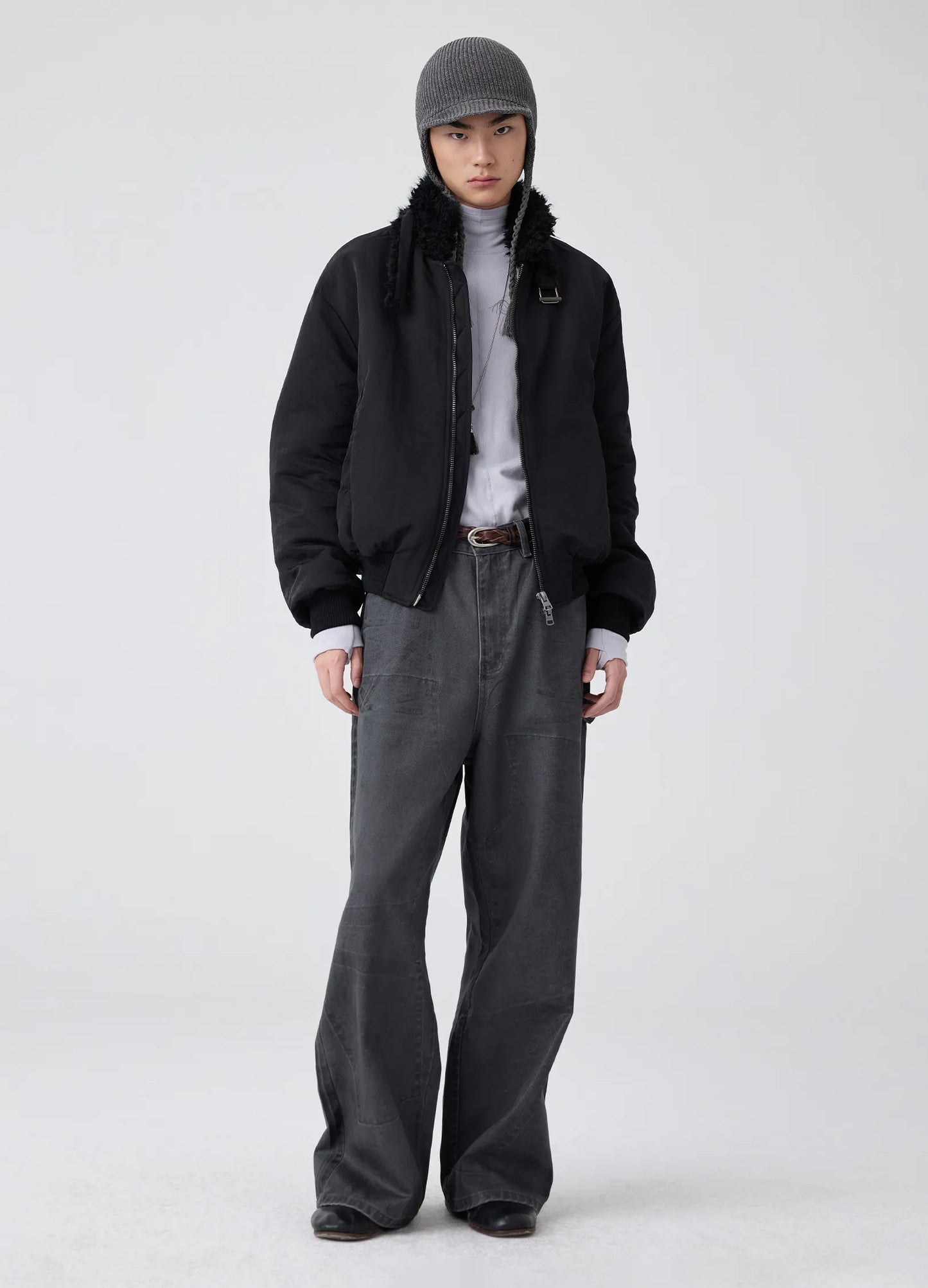 Knit Trapper Hat - Wolvess