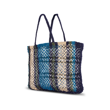 Kulu Woven Jute Tote Tin Marin Brand