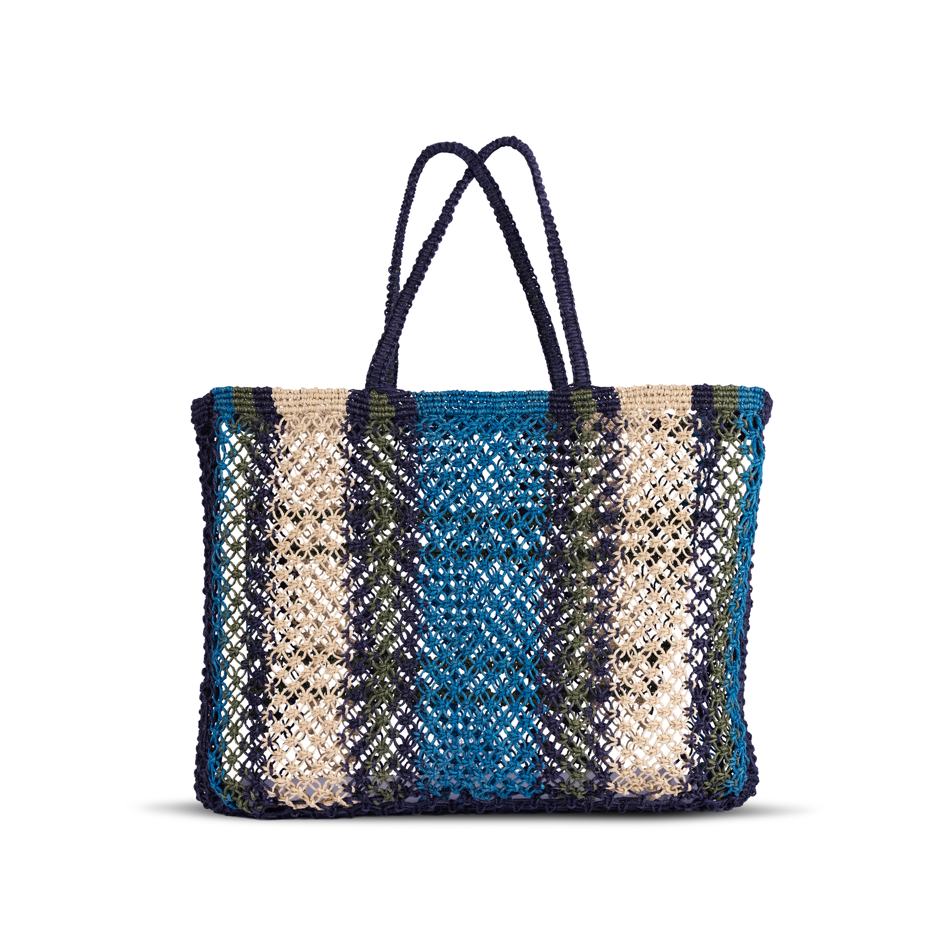 Kulu Woven Jute Tote Tin Marin Brand