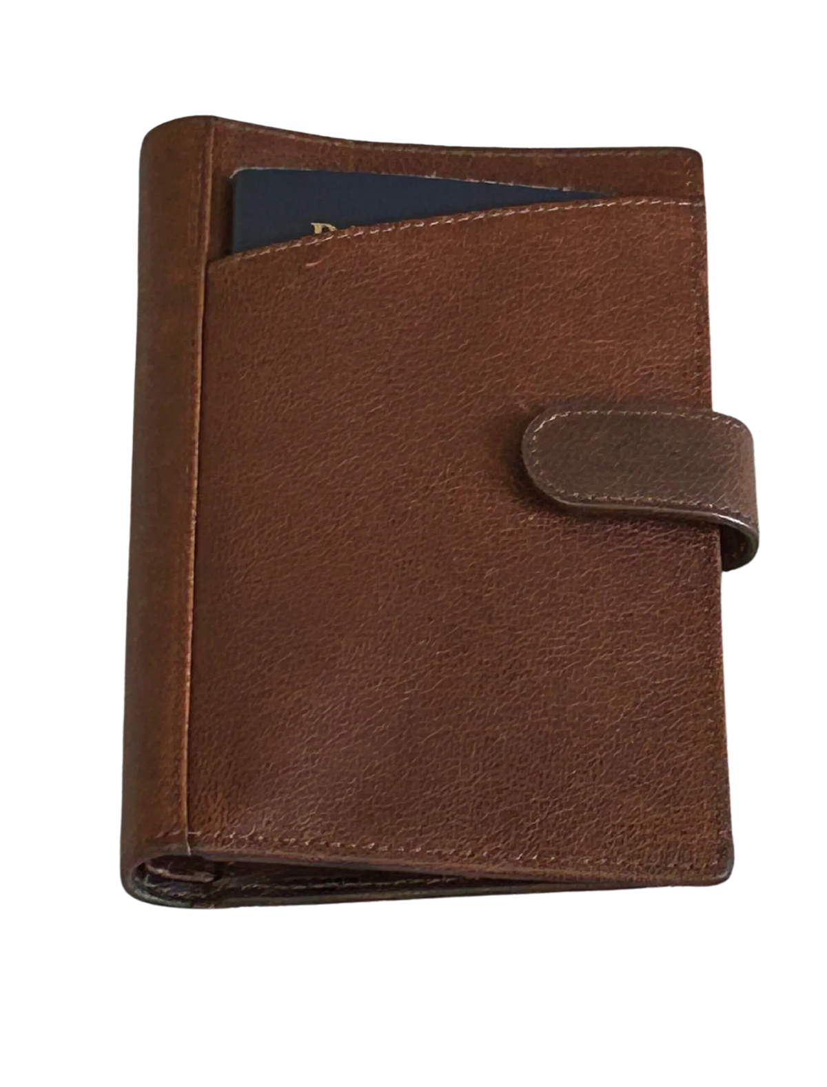 Cambridge Full-Grain Leather Passport Wallet MiamiLeathers.com