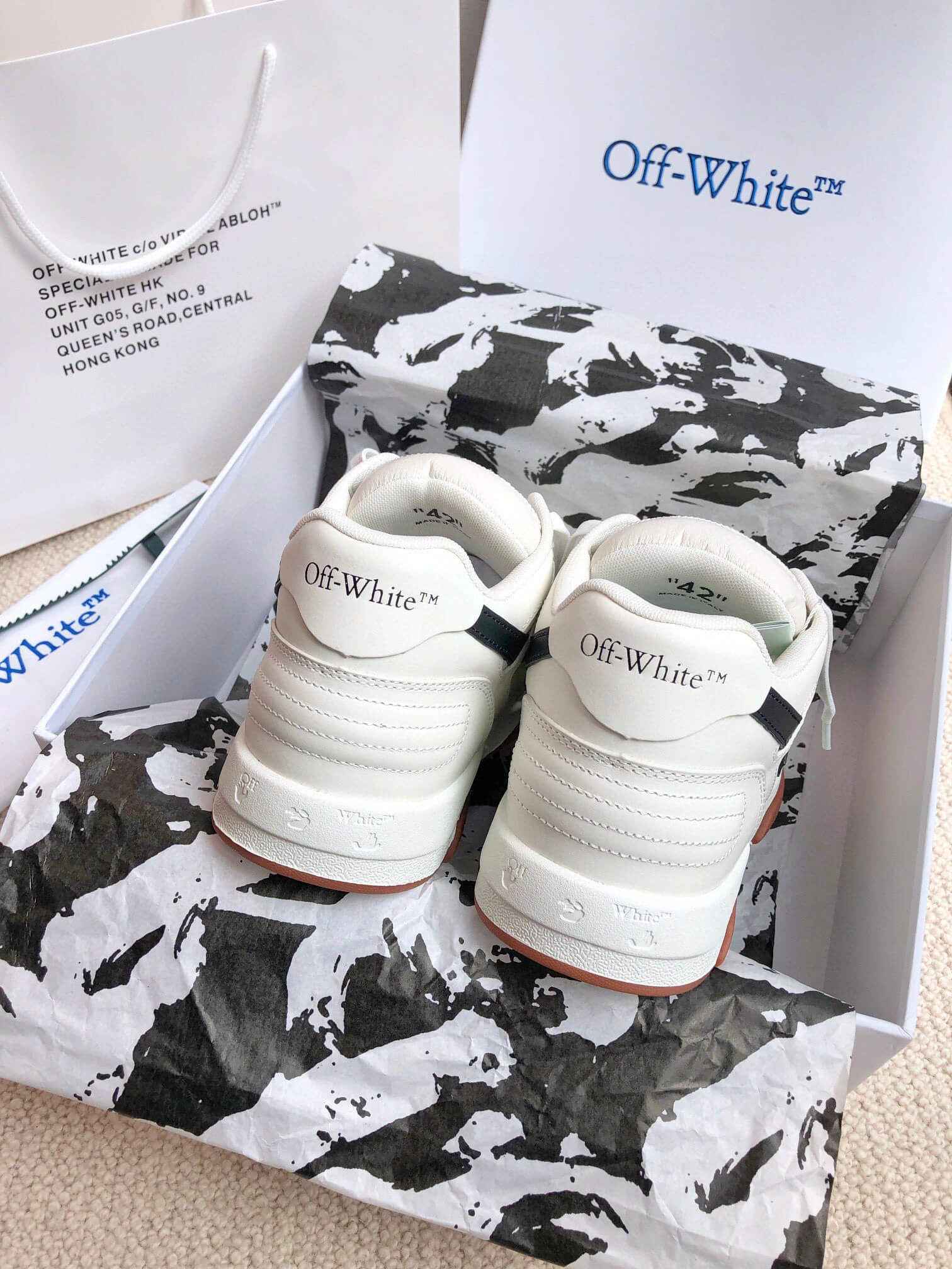 Off-White Out of Office 'White Black Gum' Sneaker