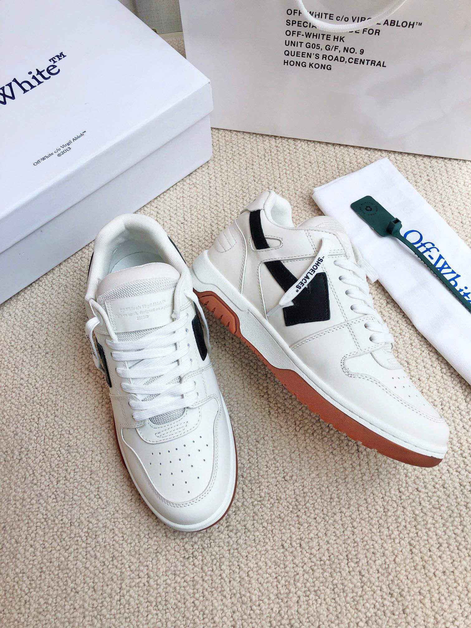 Off-White Out of Office 'White Black Gum' Sneaker