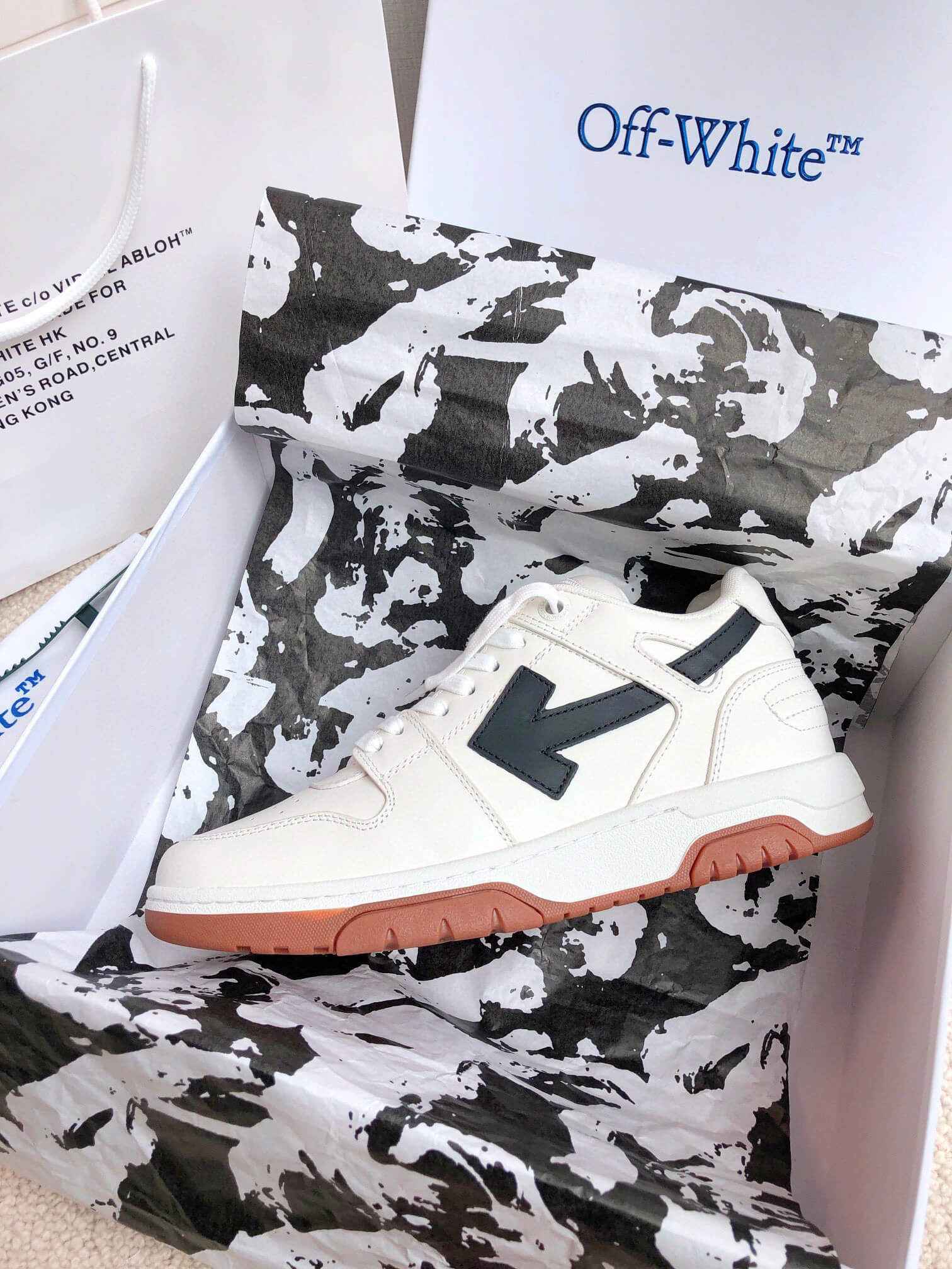 Off-White Out of Office 'White Black Gum' Sneaker