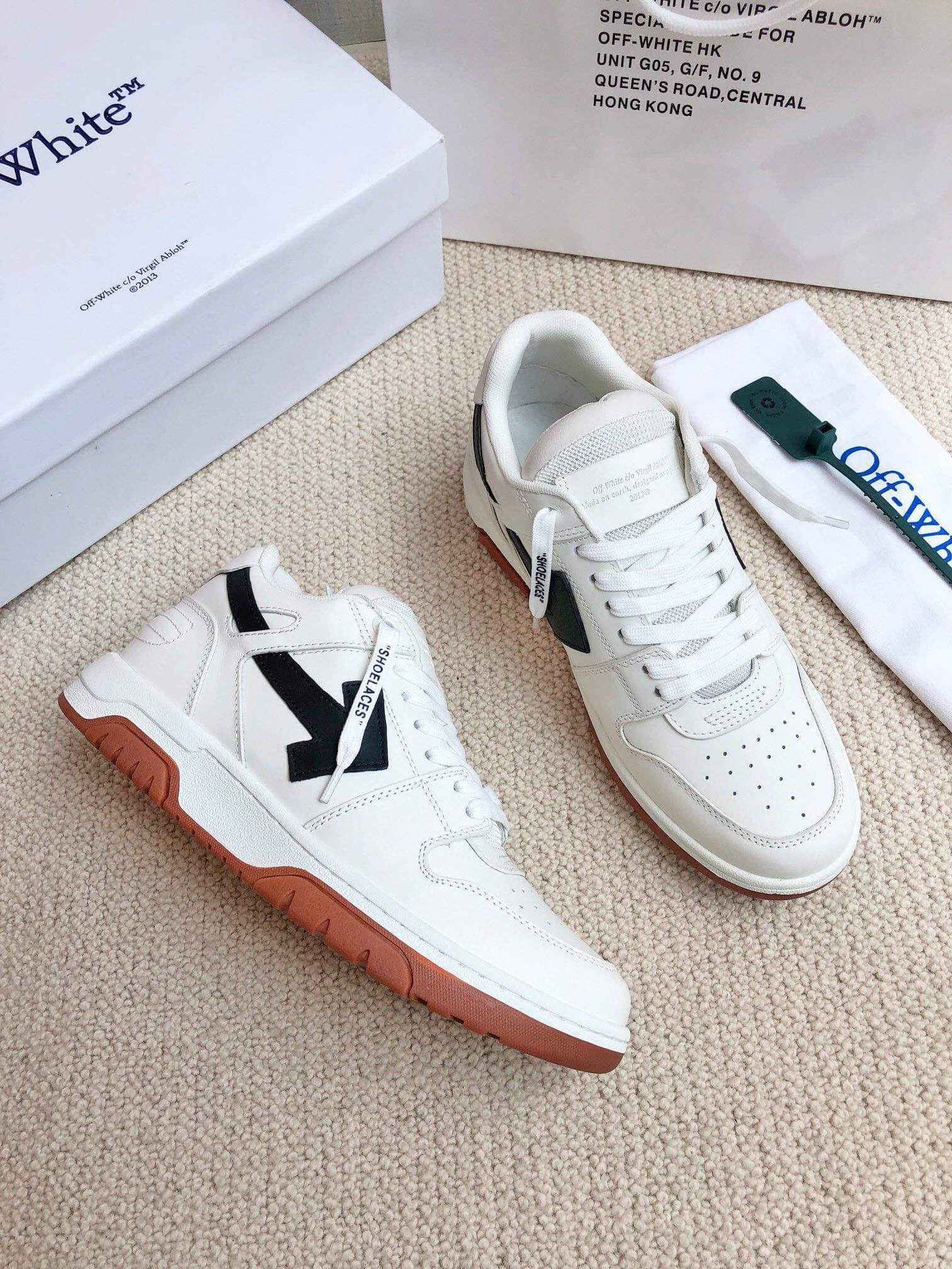 Off-White Out of Office 'White Black Gum' Sneaker