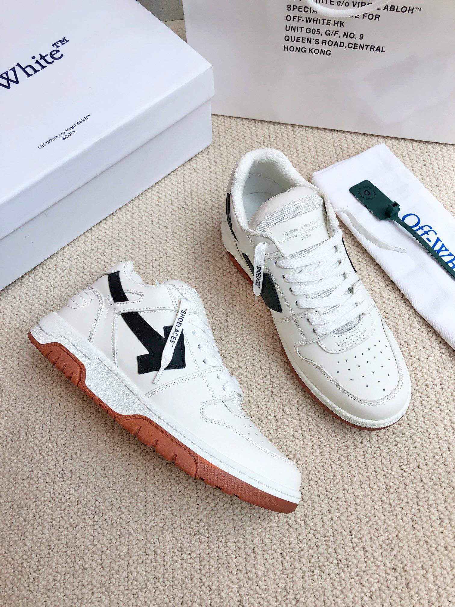Off-White Out of Office 'White Black Gum' Sneaker