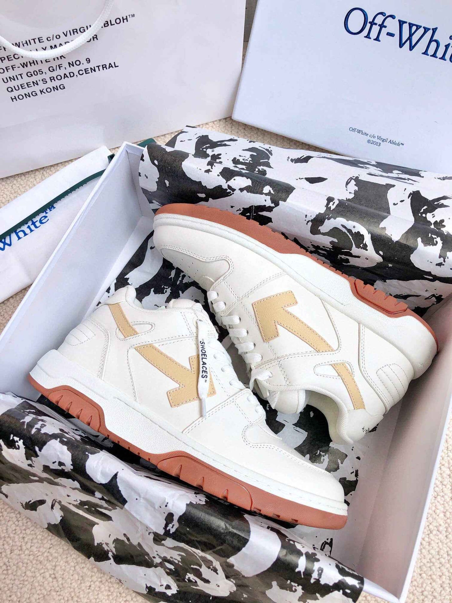 Off-White Out of Office 'White Beige Gum' Sneaker