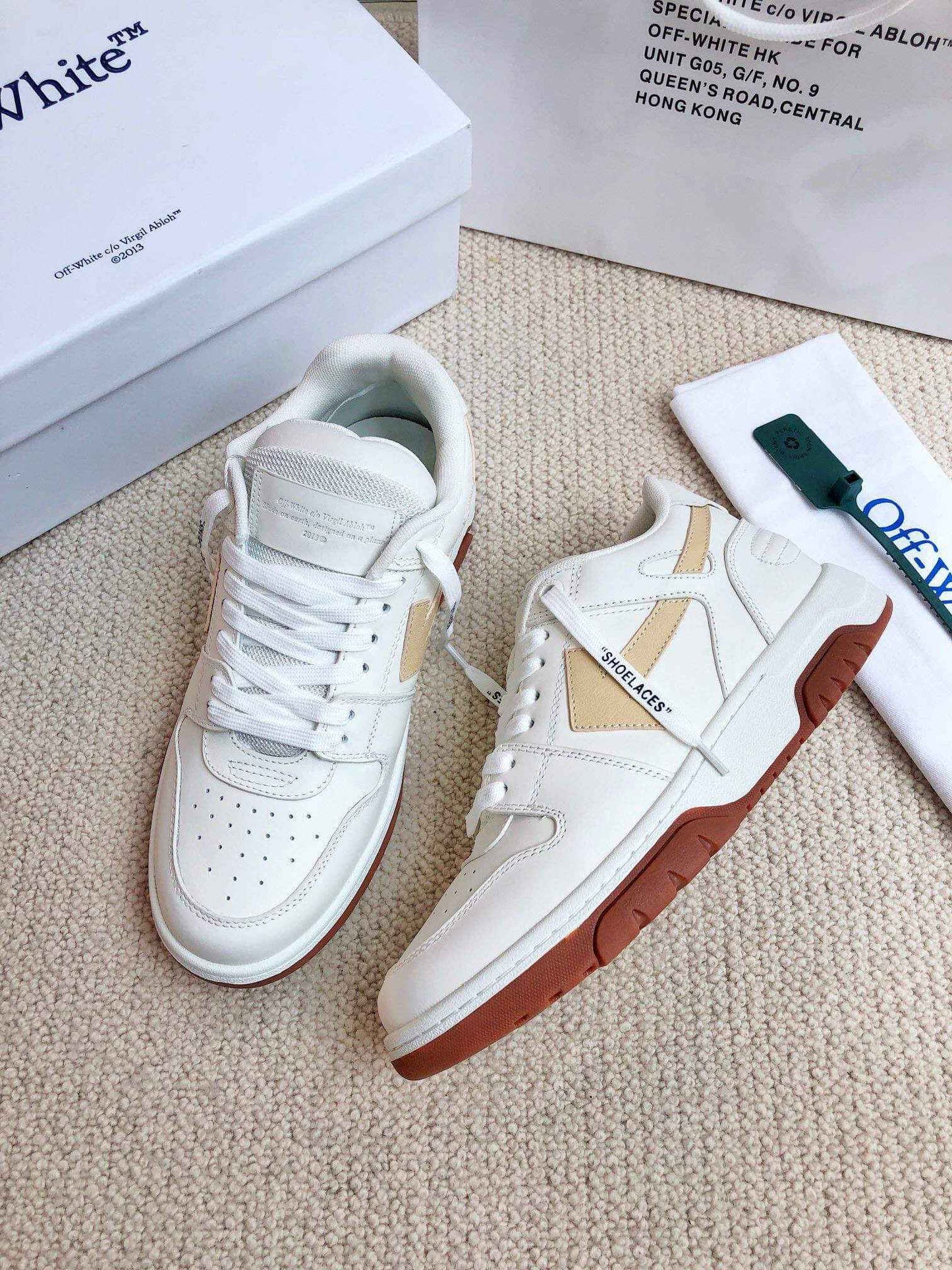 Off-White Out of Office 'White Beige Gum' Sneaker