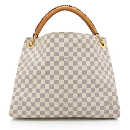 LV Damier Azur Artsy MM Shoulder Bag
