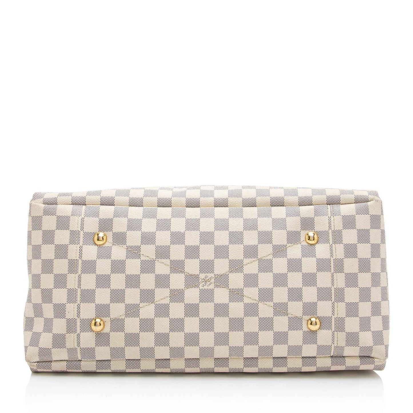 LV Damier Azur Artsy MM Shoulder Bag